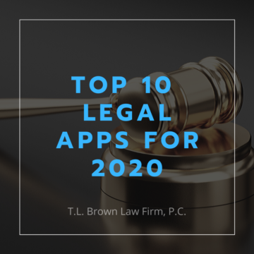 Top 10 Legal Apps For 2020